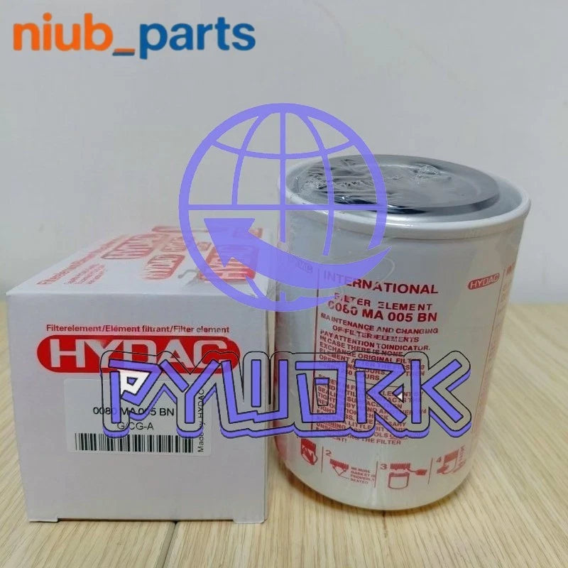 One piece of HYDAC 0080MA005BN filter element 0080 MA 005 BN