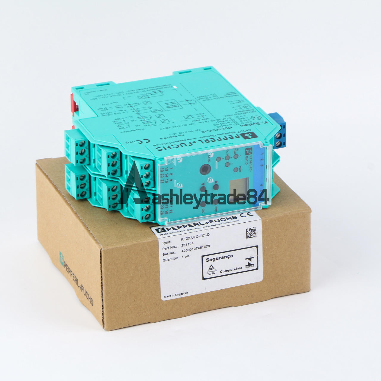 1PC PEPPERL + FUCHS KFD2-UFC-EX1.D Safety Barrier