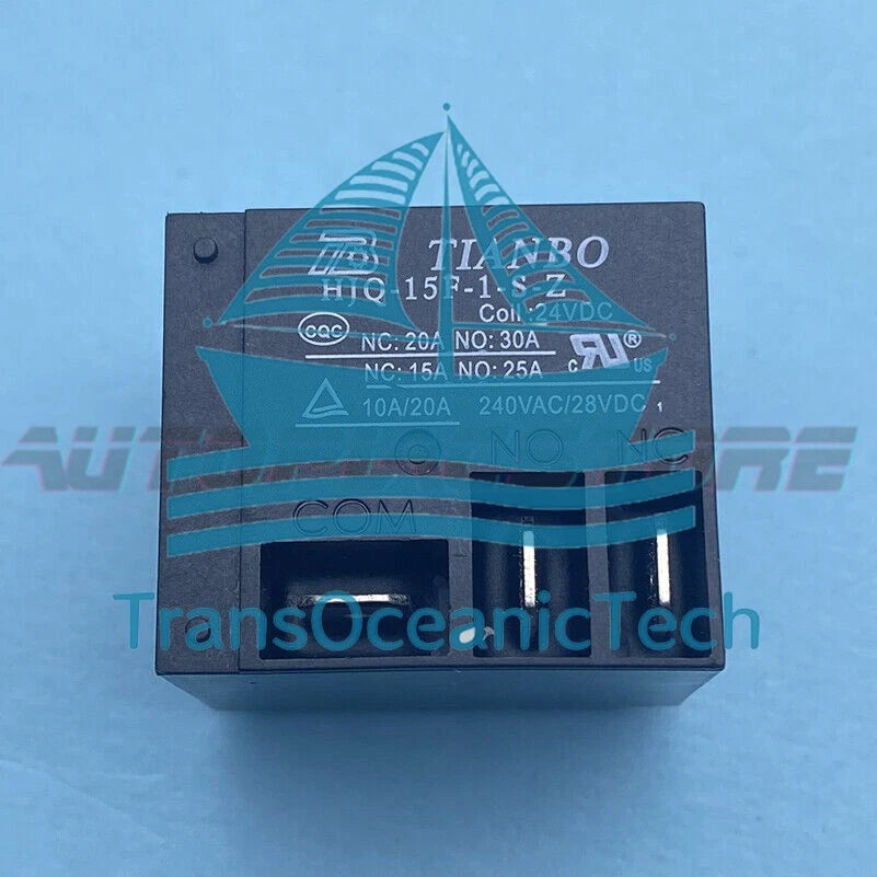 1PC TIANBO HJQ-15F-1-S-Z 24VDC Power Relay 5Pins ~