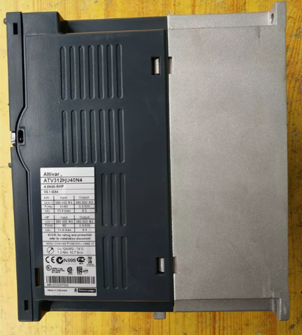 used Schneider ATV312HU40N4 Inverter 4KW 380V tested reliable energy solution - SCHNEIDER