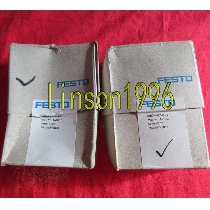 ONE FESTO MN2H-5/2-D-01 solenoid valve ship industrial use - FESTO