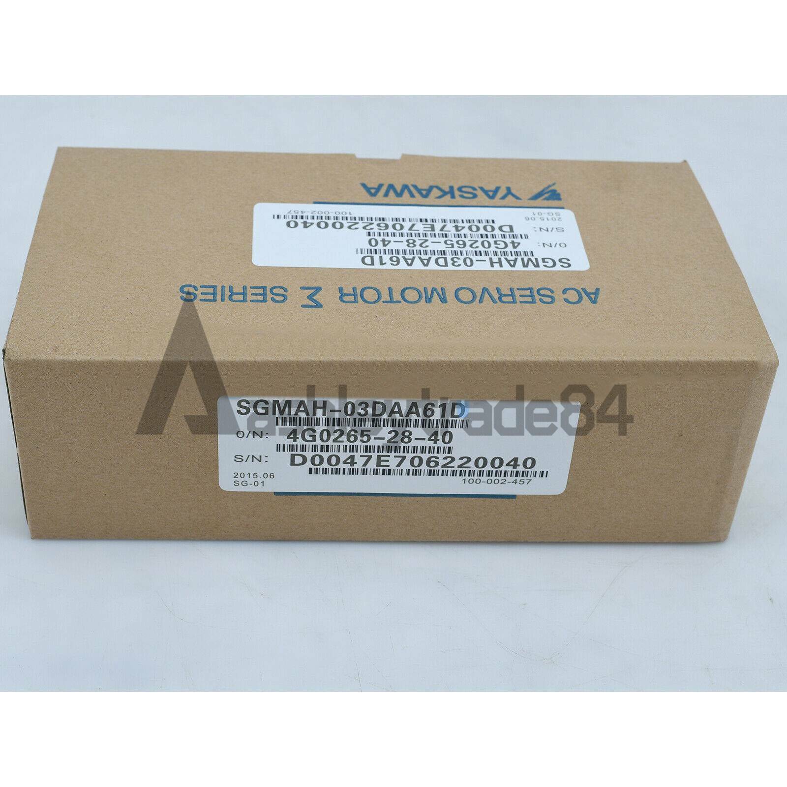 new 1PCS   Yaskawa servo motor SGMAH-03DAA61D SGMAH03DAA61D