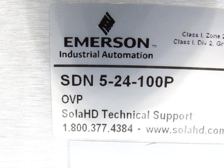 EMERSON SDN-5-24-100P POWER SUPPLY