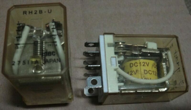 new 10PC IDEC Relay RH2B-U DC12V