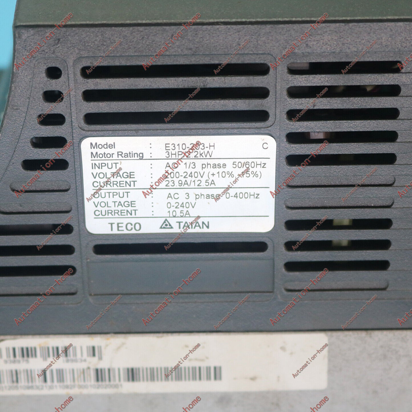 TECO Taian Inverter E310-203-H 2.2KW 220V - TECO