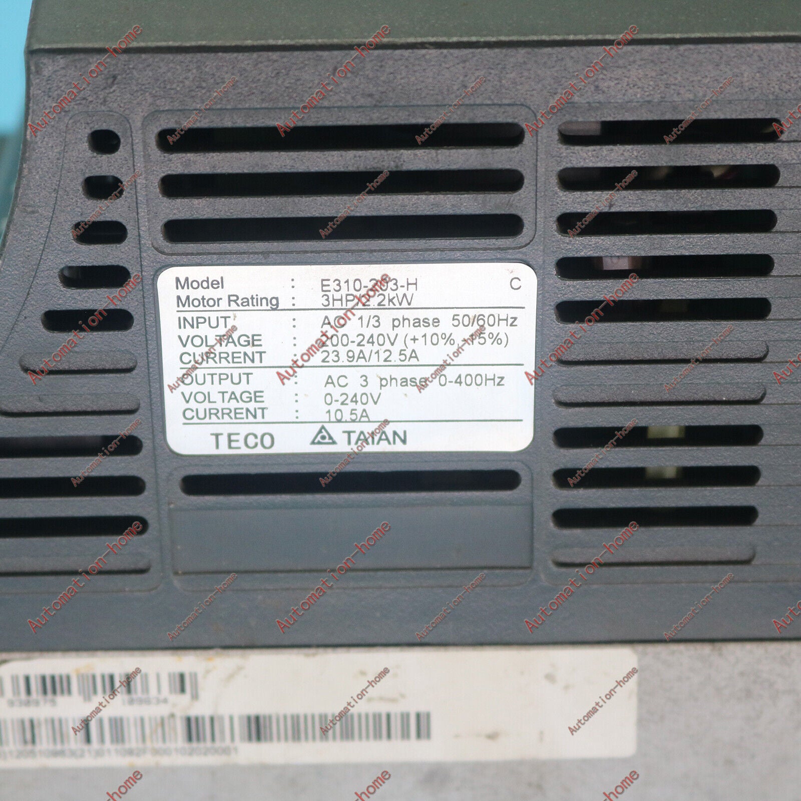 used 1PC  For TECO Taian Inverter E310-203-H 2.2KW 220V