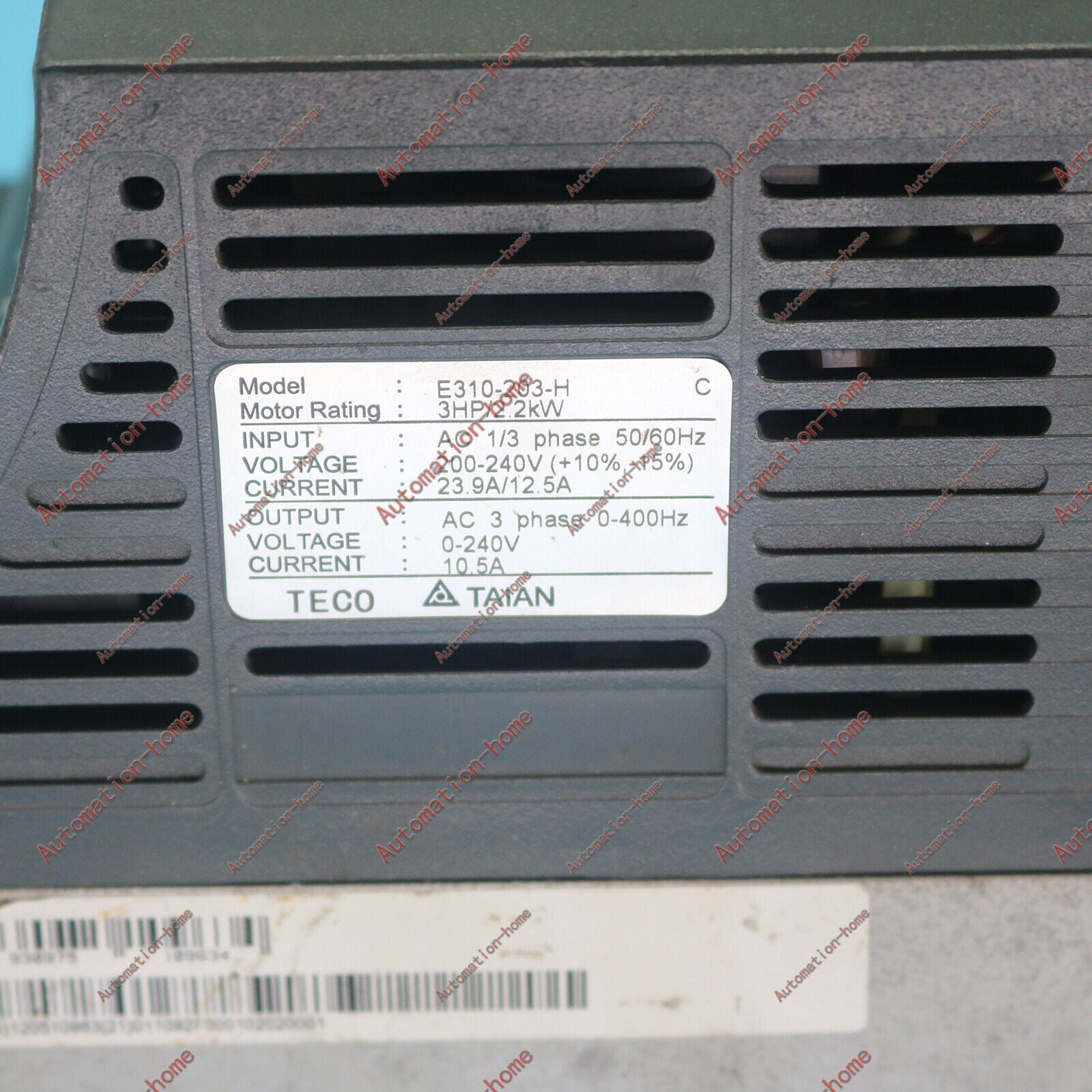 TECO Taian Inverter E310-203-H 2.2KW 220V - TECO