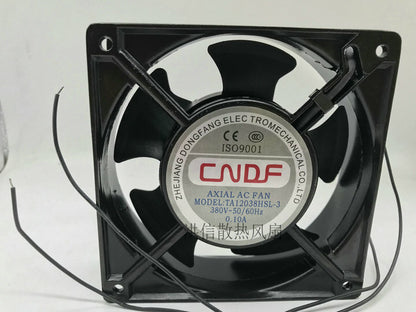1pcs   CNDF TA12038HSL-3 AC 380V 0.10A 120*38MM AC cooling fan