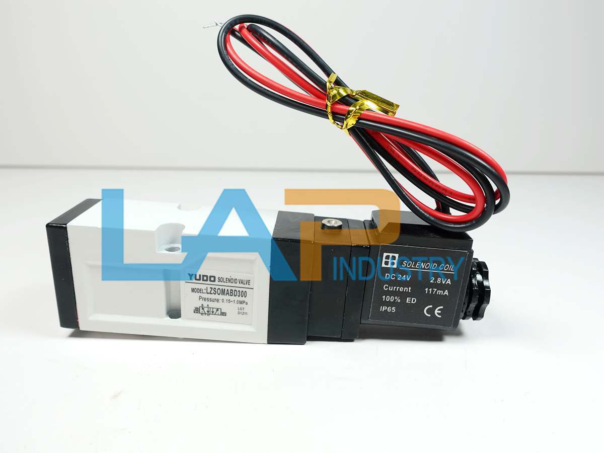 new  FOR YUDO LZSOMABD300 Pneumatic hot channel flow solenoid valve DC24V 2.8W