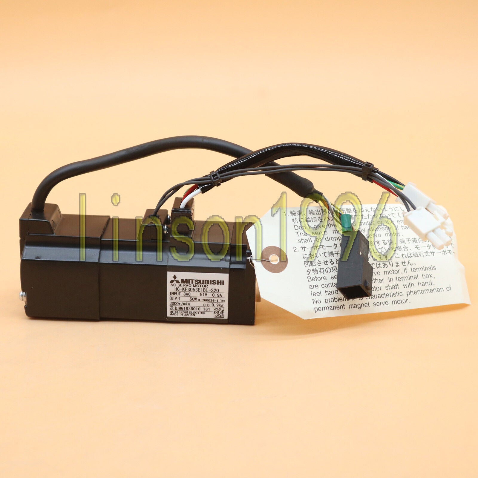 1PC Mitsubishi Servo Motor HC-KFS053E1BL-S20 - MITSUBISHI