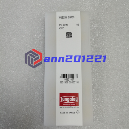 New 10PCS Tungaloy WGE30R GH730 - TUNGALOY