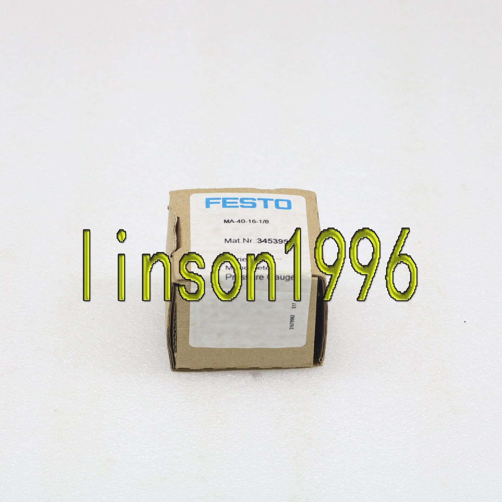FESTO MA-40-16-1/8 Pressure Gauge - FESTO