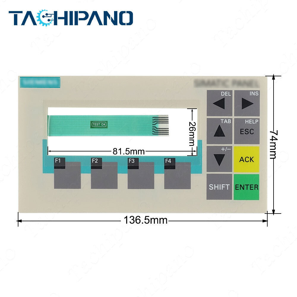 new 6AV6641-0AA11-0AX0 Front Plastic Cover for 6AV6 641-0AA11-0AX0 OP73 with Keypad