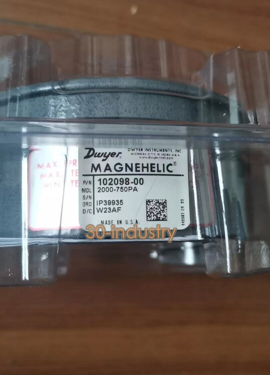 Macrohelic 2000 Differential Pressure Gauge 0-500 Pa - New Model - MACROHELIC