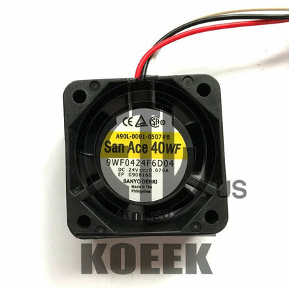 1PC 9WF0424F6D04 Cooling Fan DC24V For A90L-0001-0507#B Fanuc CNC fan