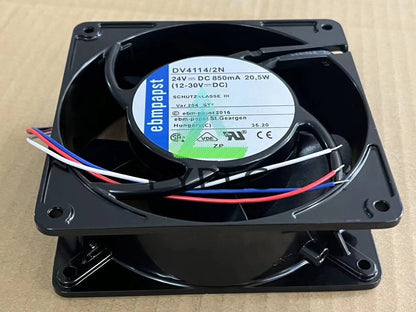DV4114/2N DC24V 0.85A 20.5W Inverter Cooling Fan 12038 3 Pin～