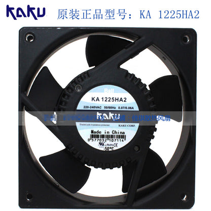 1pcs  KAKU KA1225HA2 AC220V 0.07A / 0.06A ball cooling fan