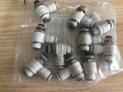 1Bag/10pcs SMC AS2211F-02-06S AS2211F0206S Fittings Free Shipping