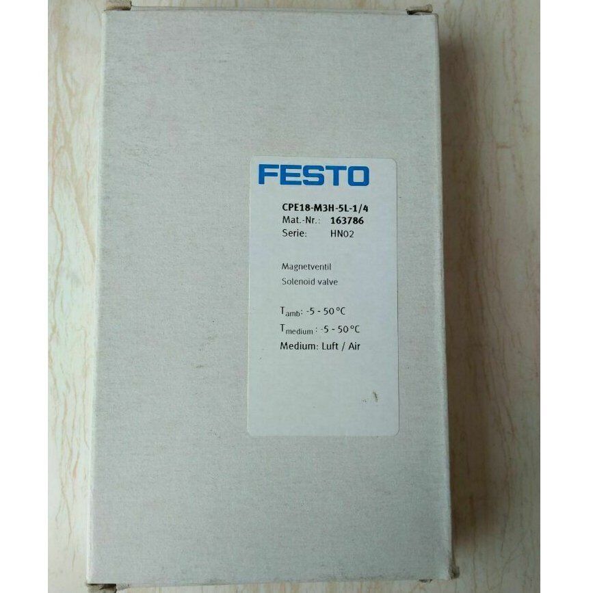 Festo Solenoid Valve CPE18-M3H-5L-1/4 - FESTO