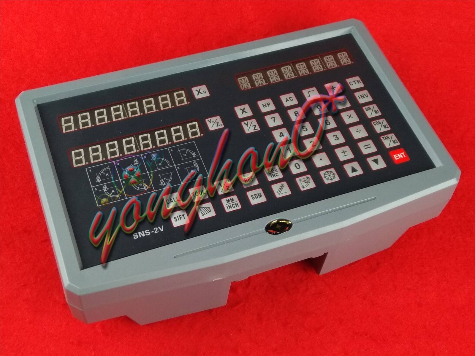 new SNS-2V 2 Axis DRO Digital Display Readout For Milling Lathe Machine - SNC