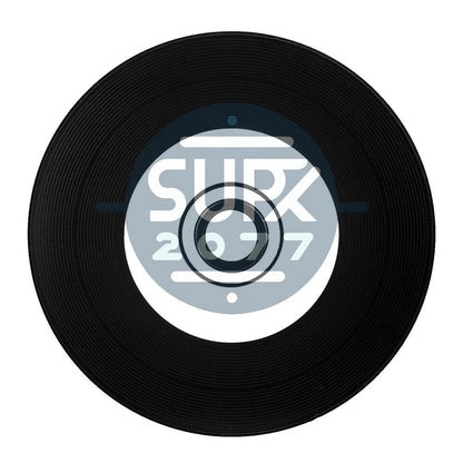 25pcs 700MB 80min 52X 65mm Circle Printable CD-R Blank Discs Vinyl Black Record