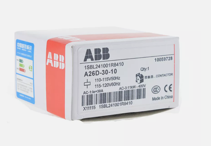 ABB A26D-30-10 110V AC Contactor - ABB