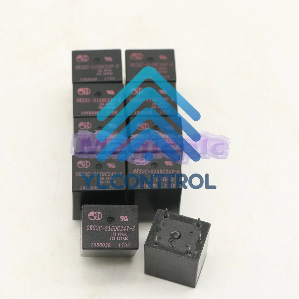 10PCS OKS2C-S15DC24V-S Power Relay 24VDC 5Pins 15A 125VAC /RS