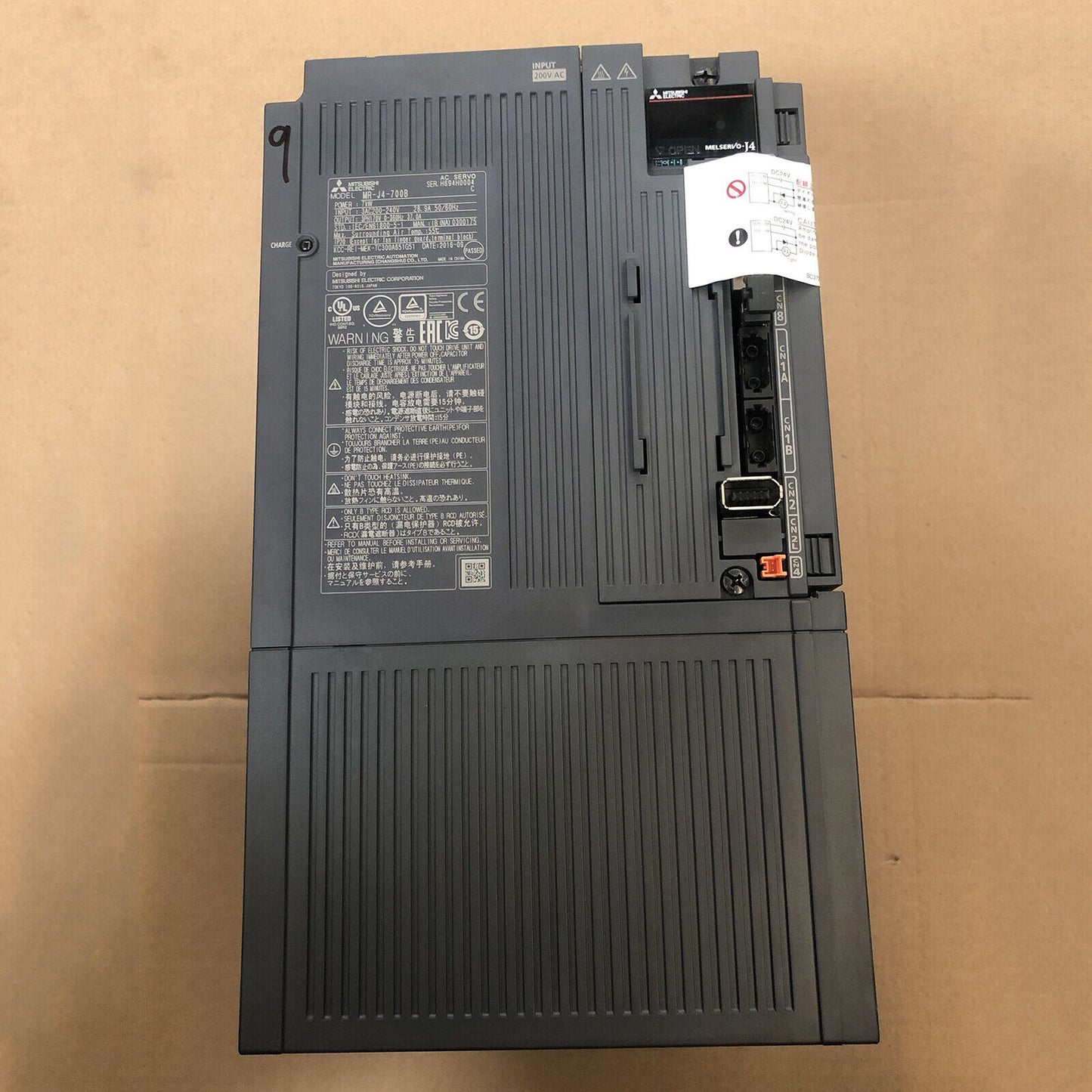 used 1PC Mitsubishi MR-J4-700B Servo Drives - MITSUBISHI