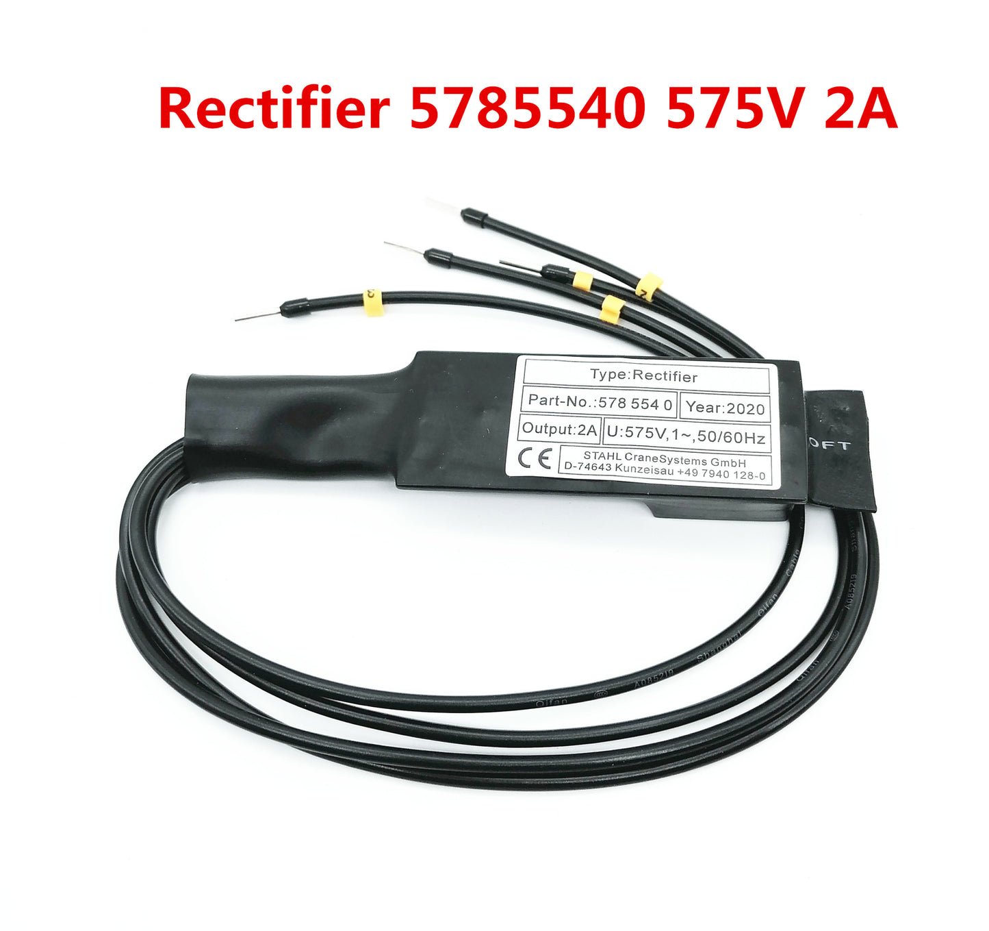 new STAHL Rectifier Brake Module 5785540 575V 2A