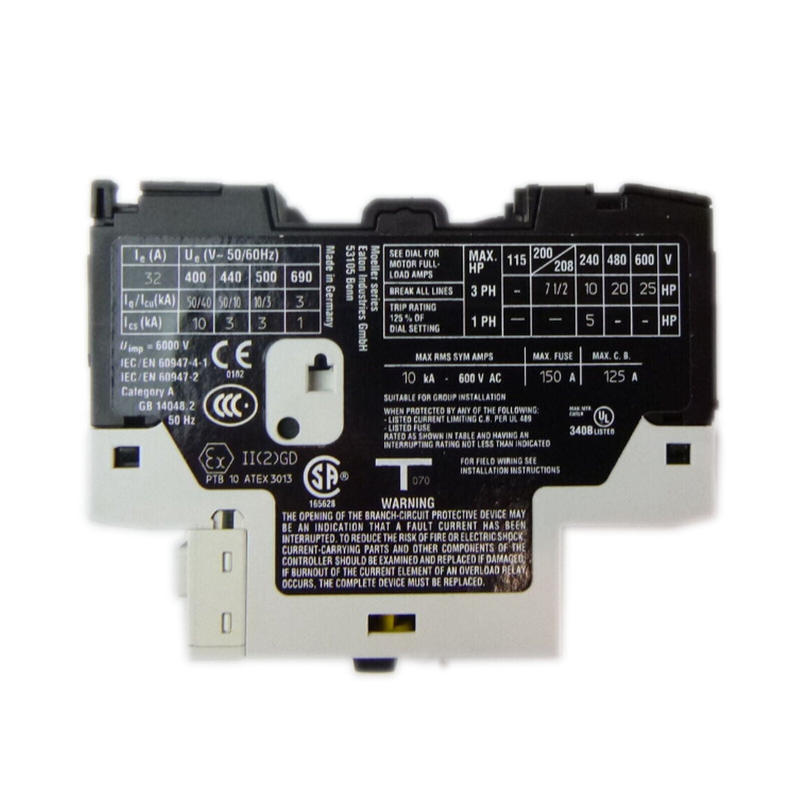 1PCS Eaton Moeller PKZM032 Circuit Breaker 25-32A - EATON MOELLER
