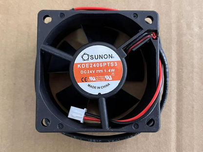 1-Piece 24V 1.4W Fan with KDE2406PTS3 Motor 2pin - SUNON