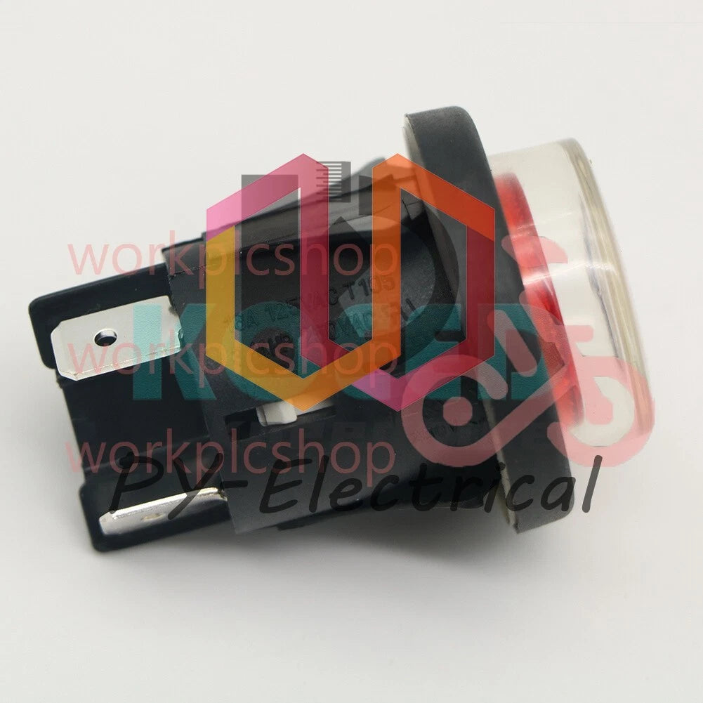 1PCS RLEIL RL5 T125/55 button switch Red Button with Waterproof Cover