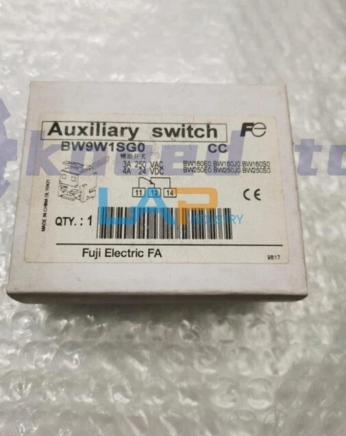 1PCS FOR FUJI Circuit breaker auxiliary switch BW9W1SG0 3A 250VAC 4A 24VDC～