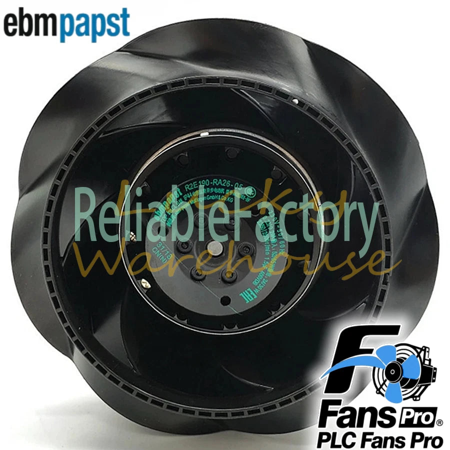 1PCS Ebmpapst R2E190-RA26-05 AC230V 65/62W φ190mm Cooling Fan Fast Shipping