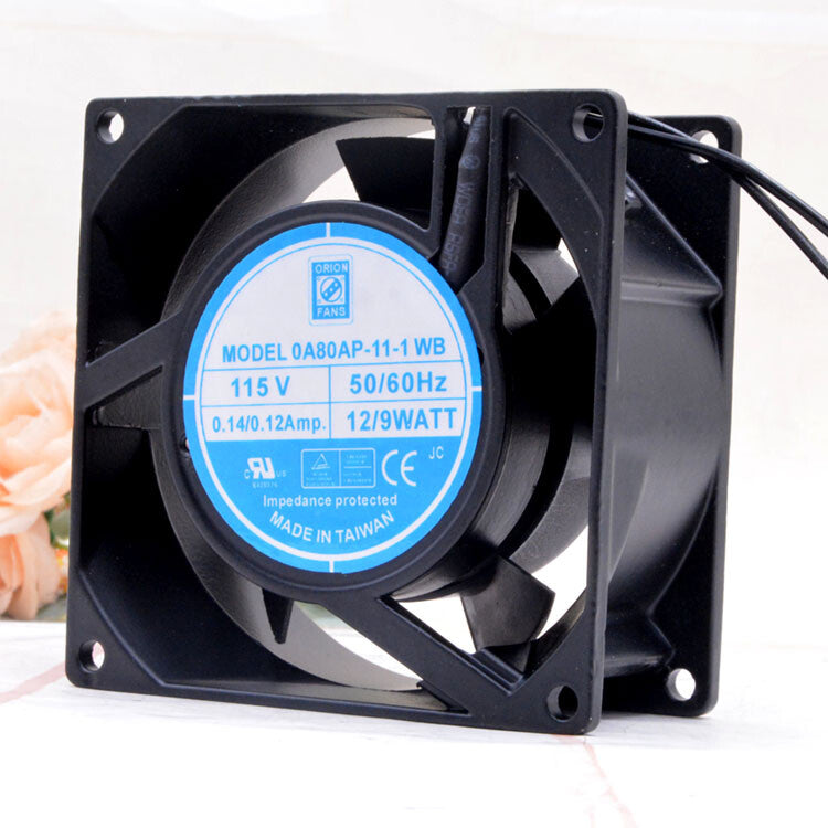 1pcs  OrionFans 0A80AP-11-1 WB 8cm 115v0.12A 8038 cabinet cooling axial fan