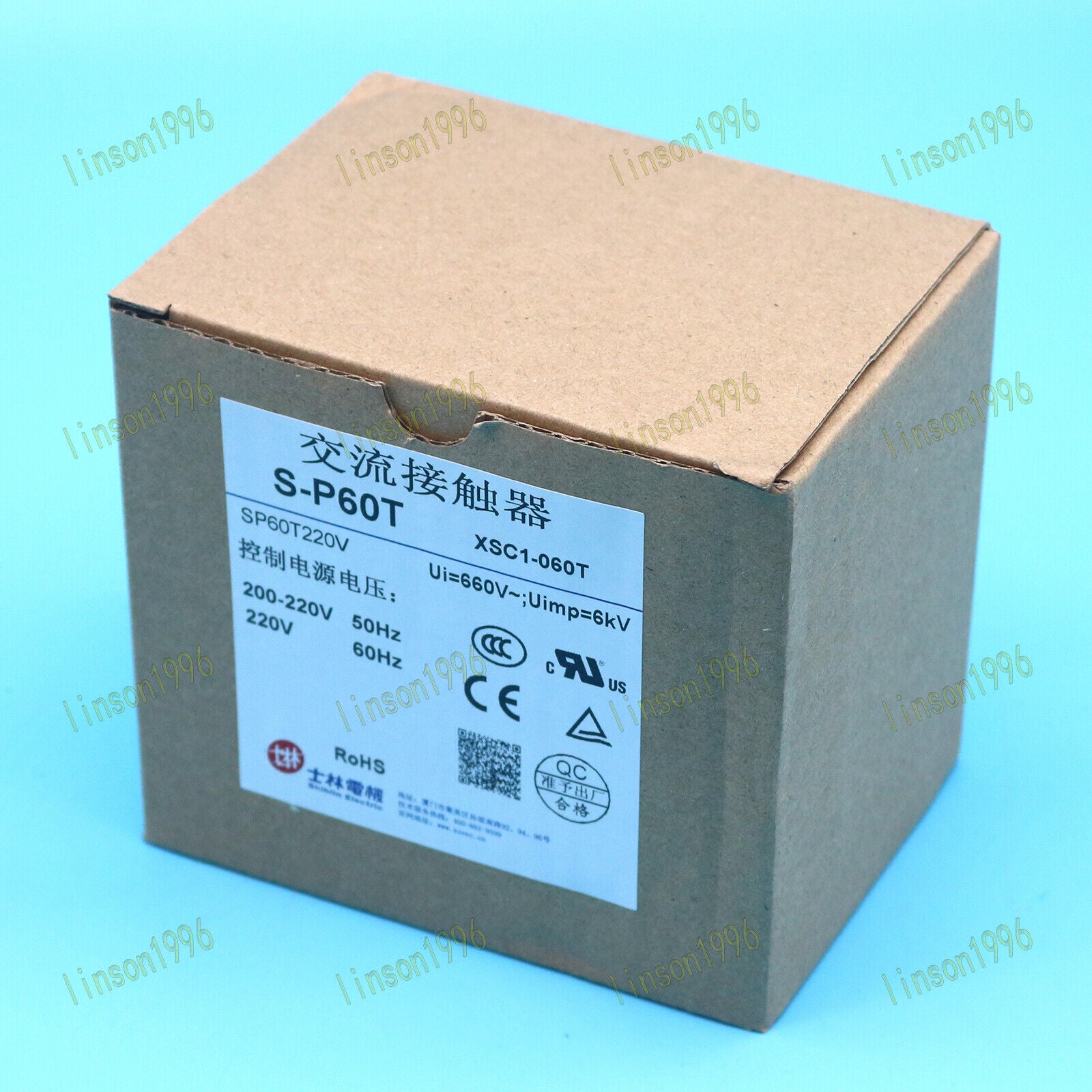 new 1pcs  For Shihlin AC contactor S-P60T 220V in box spot stocks Shihlin