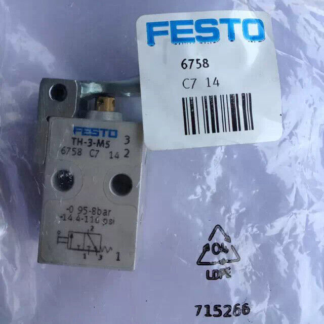 FESTO Manual Valve TH-3-M5 6758 - FESTO
