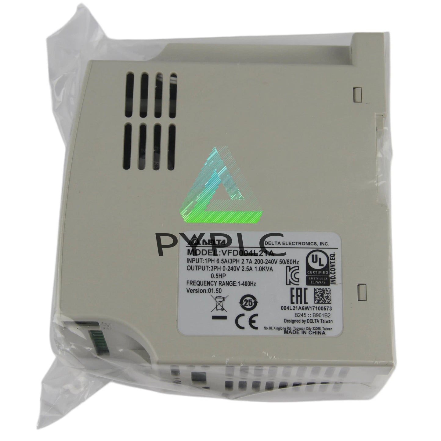 VFD004L21A 0.4KW 220V Frequency Converters for Delta