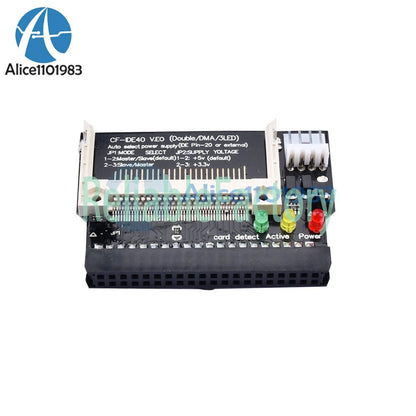 Compact Flash CF to 3.5 Female 40 Pin IDE Bootable Adapter Converter Card