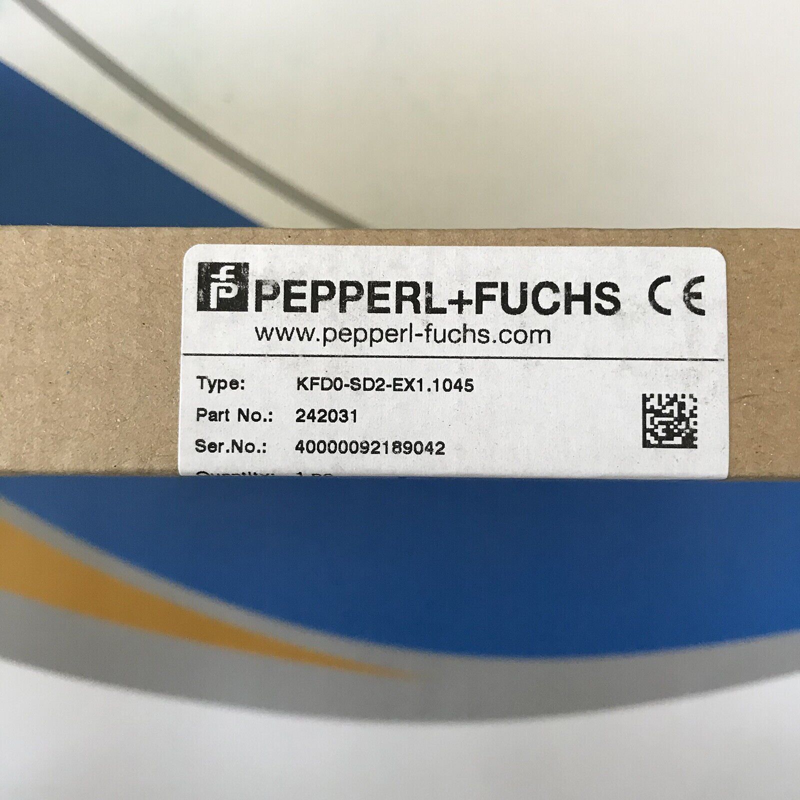 new  Pepperl+Fuchs KFD0-SD2-Ex1.1045 Fuchs barrier In Box Pepperl