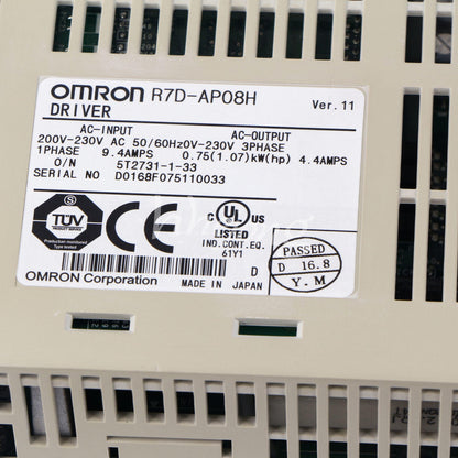 new 1PCS Omron Servo Drive R7D-AP08H - OMRON