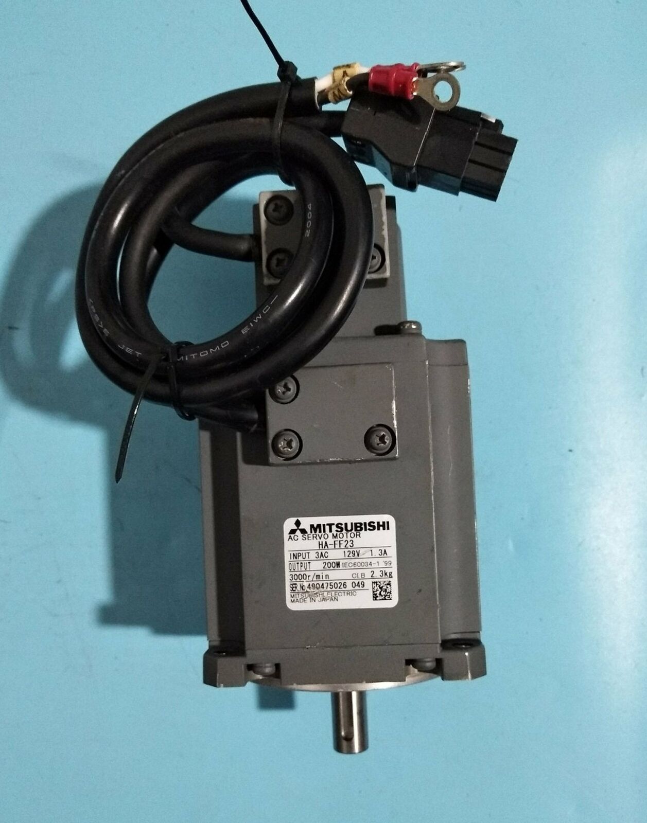 Mitsubishi ONE HA-FF23 200W Used Servo Motor Tested In Good Condition - MITSUBISHI