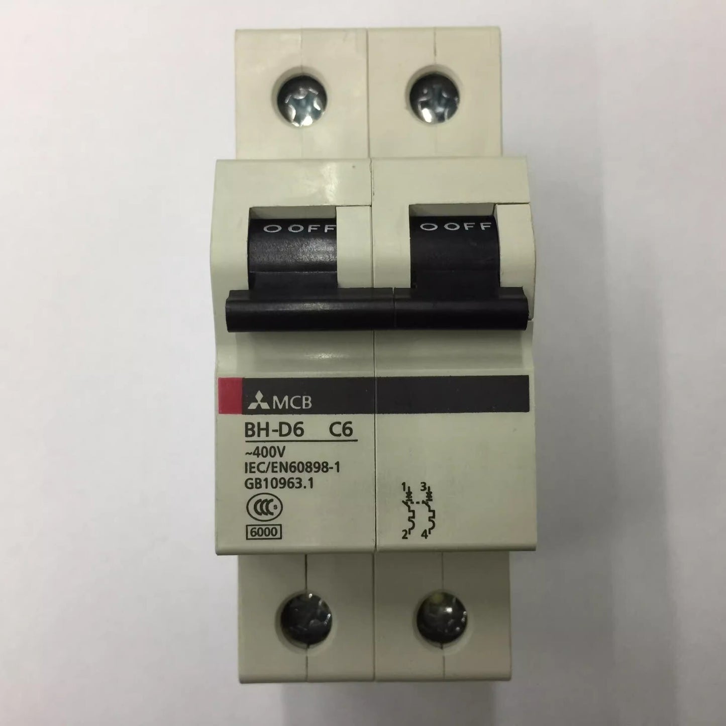 1PCS for Mitsubishi BH-D6 2P C6 Air Switch Mini Circuit Breaker
