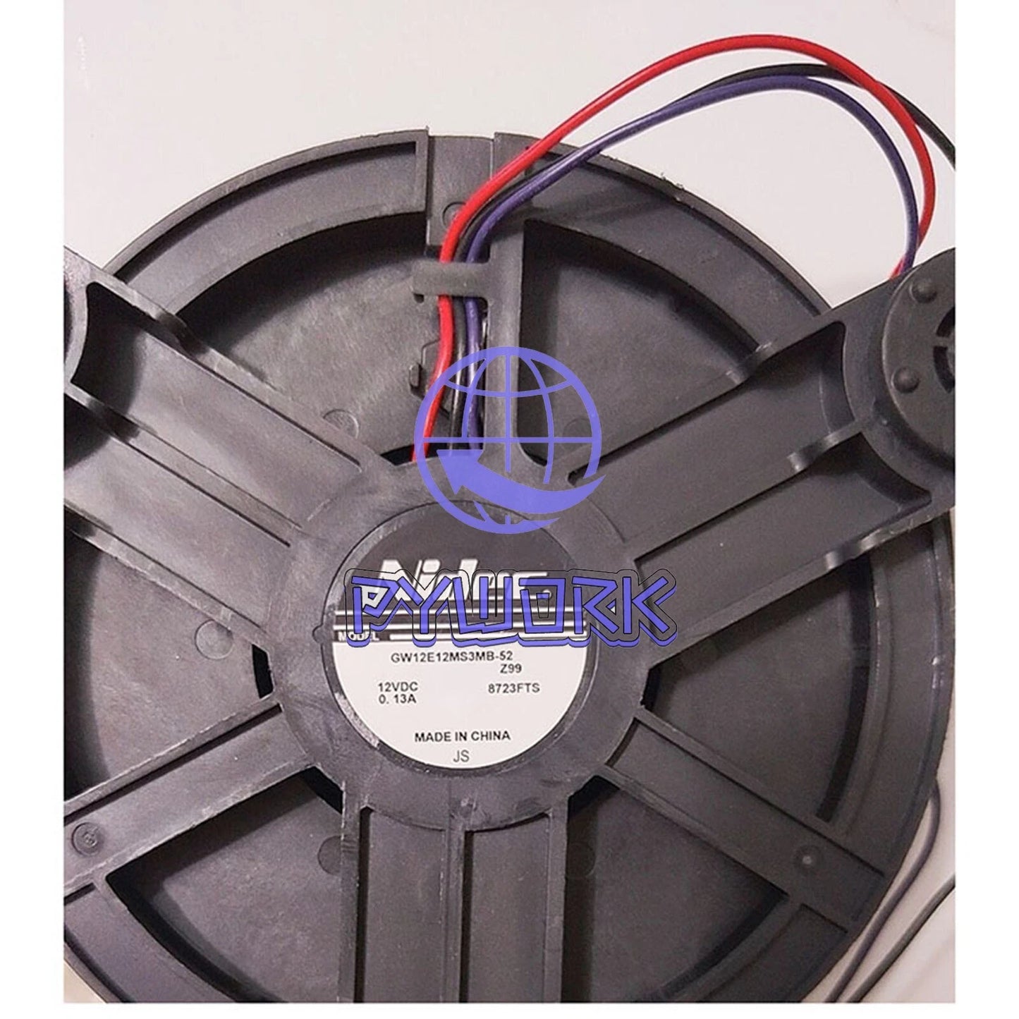 1Pcs Refrigerator Fan for Midea Refrigerator Fan GW12E12MS3MB-52 12VDC 0.13A