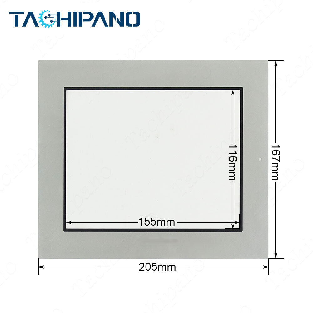 new AGP3400-T1-D24 Touch Panel for Pro-face AGP3400-T1-D24-M Screen + Front Overlay