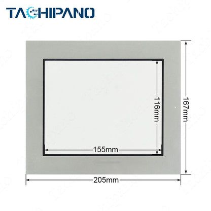 new AGP3400-T1-D24 Touch Panel for Pro-face AGP3400-T1-D24-M Screen + Front Overlay - PRO-FACE