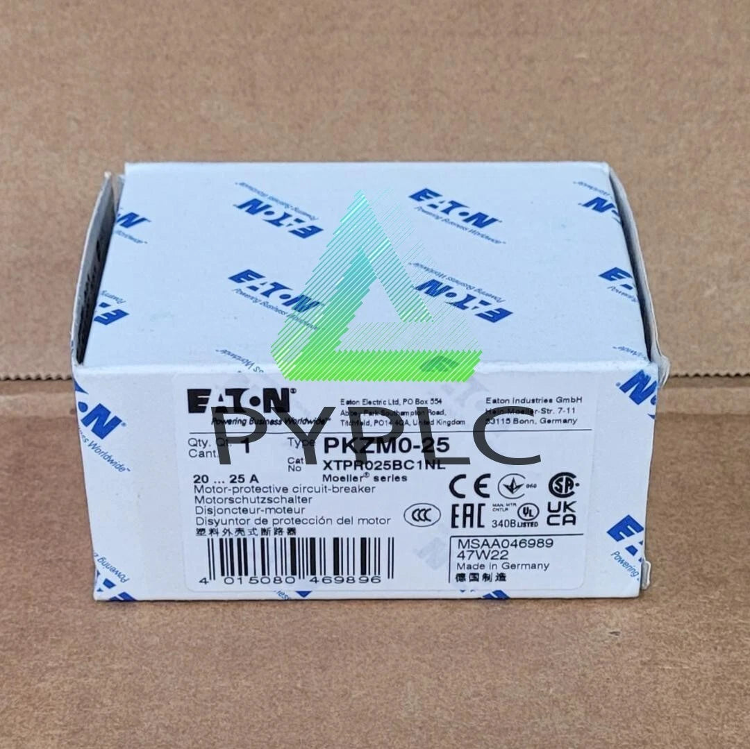 1PCS EATON Moeller PKZM0-25 20-25A Motor Protective Circuit Breaker In Box~