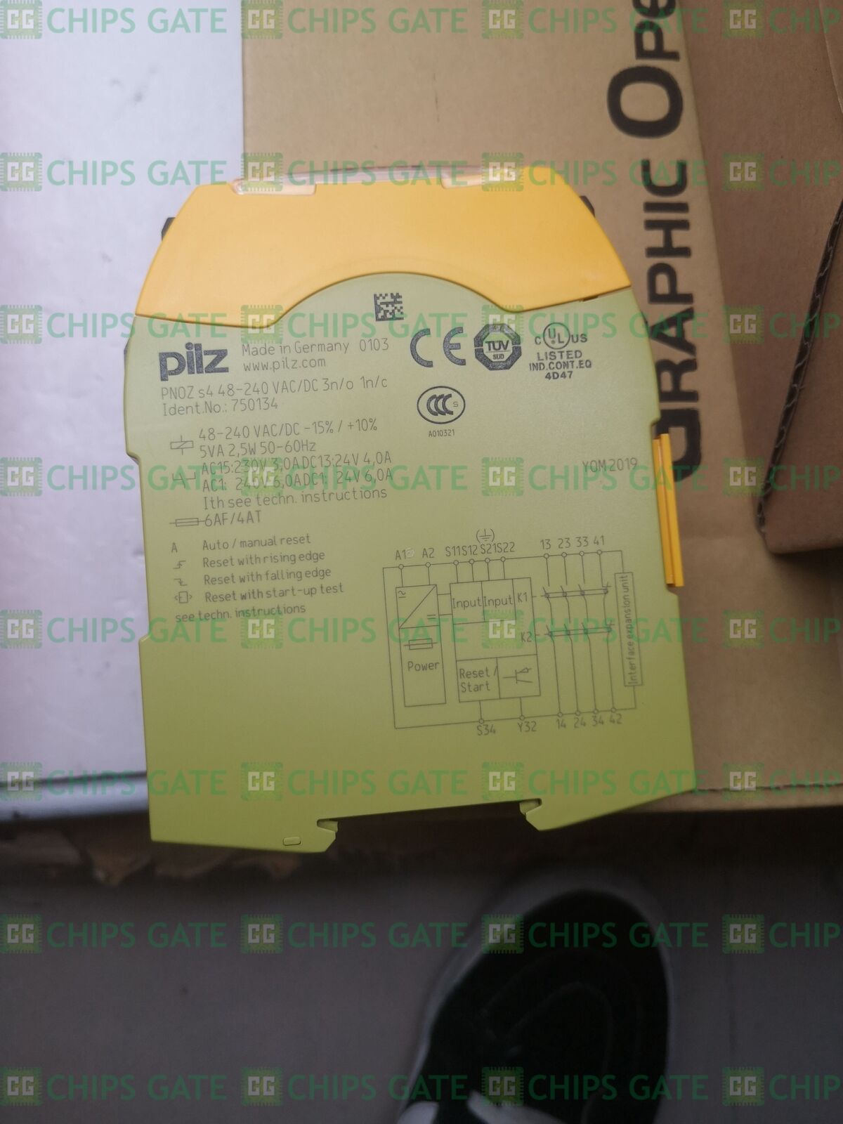 PILZ PNOZ S4 Safety Relay 48-240 VAC/DC 3N/O 1N/C 750134 - PILZ