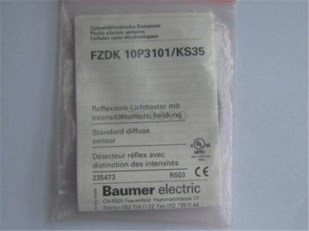 1 Piece Baumer FZDK10P3101/KS35 Product - BAUMER