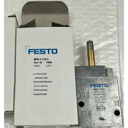 new 1PC FESTO MFH-3-1/8-S 7958 Solenoid Valve - FESTO